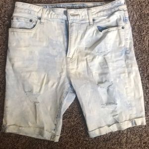 Denim shorts